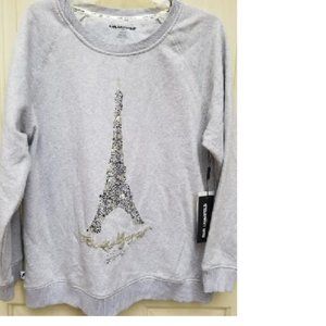 Karl Lagerfeld Paris Eiffel Tower Sweatshirt Top M